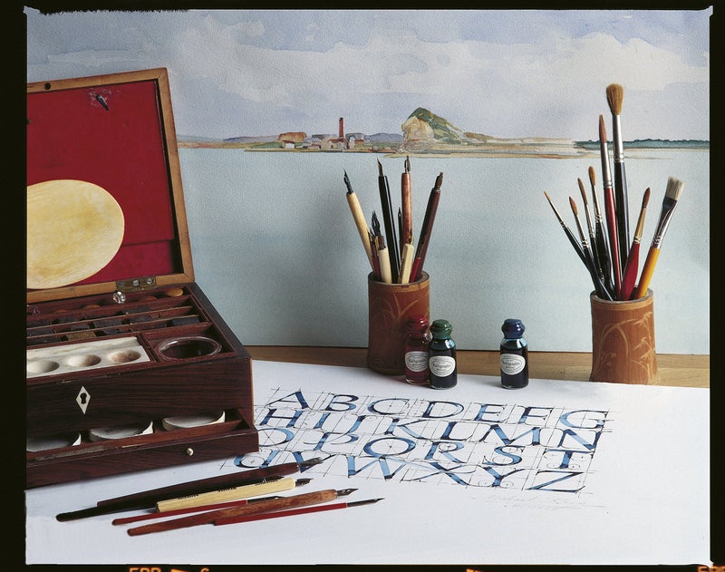 Brause - Ref 50025B - Ornament 2.5 mm Nibs (Pack of 50) - Metallic with Round Point, Solid Metal Construction - Suitable for Titling & Ornamentation - Palette Nib, Ornamental Nib - Image 2